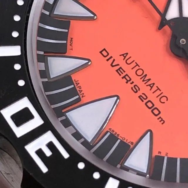 Seiko Prospex Monster SRP315 Black Orange Diver 200m Automatico - Foto 4