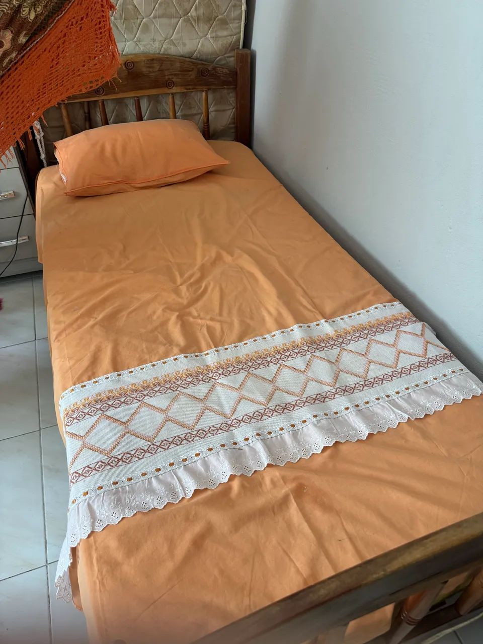 Cama de solteiro de madeira  - Foto 3
