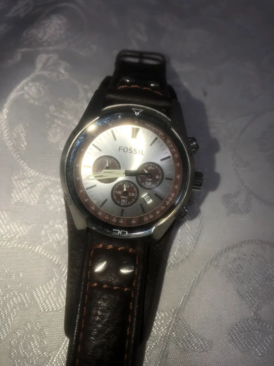 Relogio Fossil quartzo super novo 