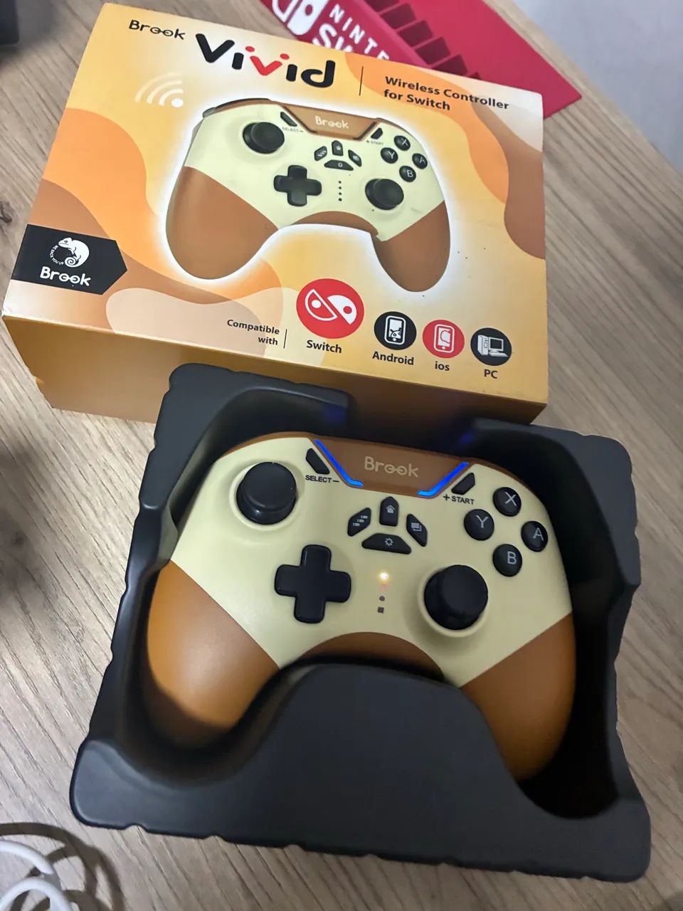 Controle Brook Vivid Wireless Switch 2 / Switch / PC Completo - Foto 4