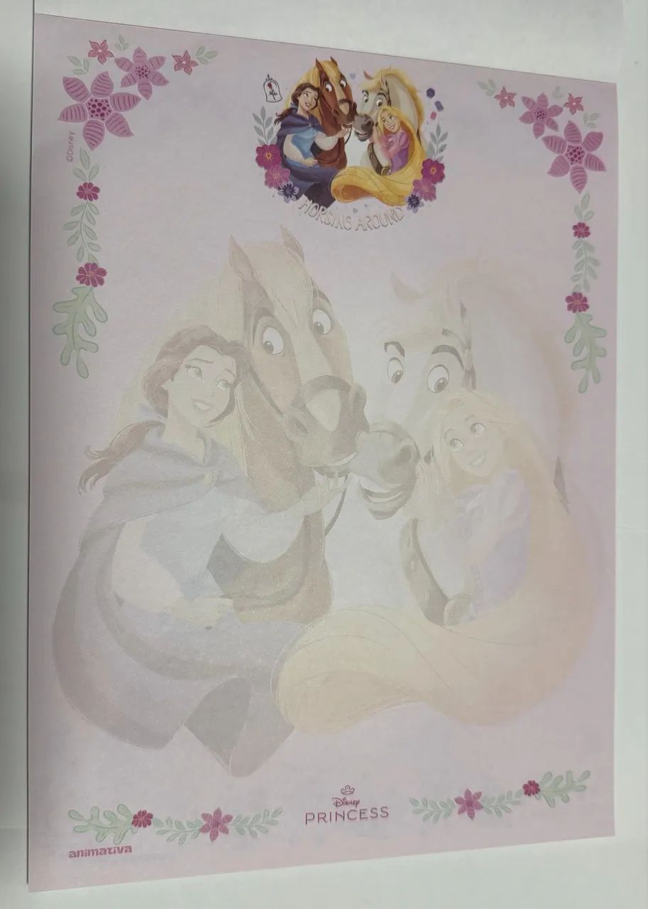 Papel de carta Princesas Disney Animativa  - Foto 5