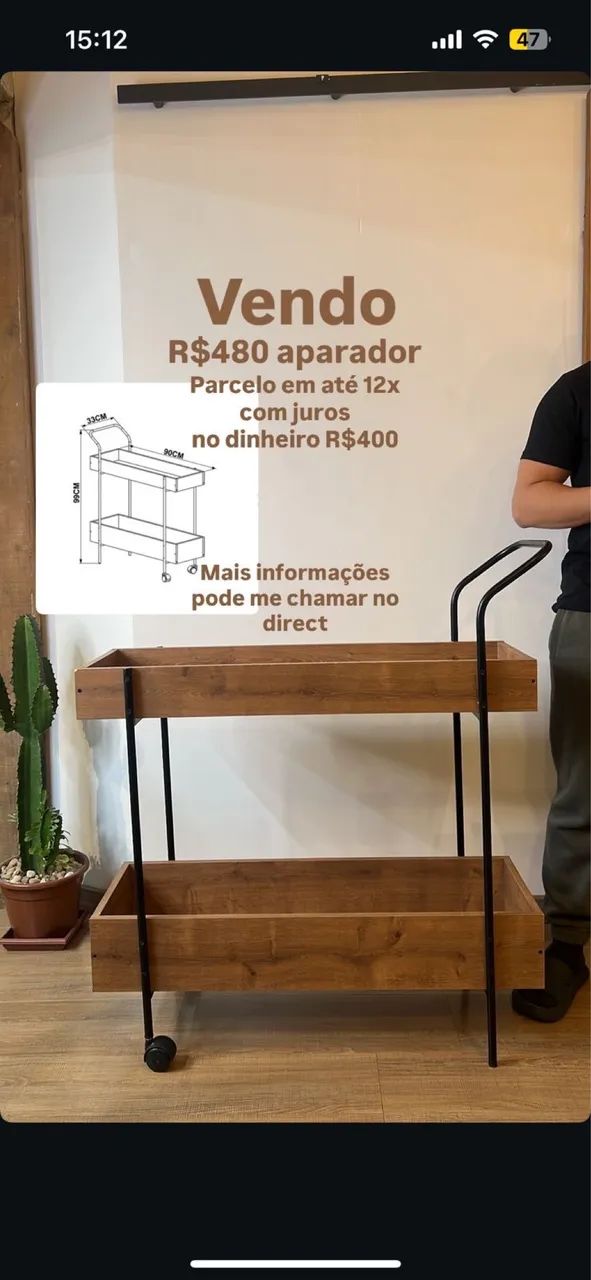 Aparador móvel cozinha - Foto 2