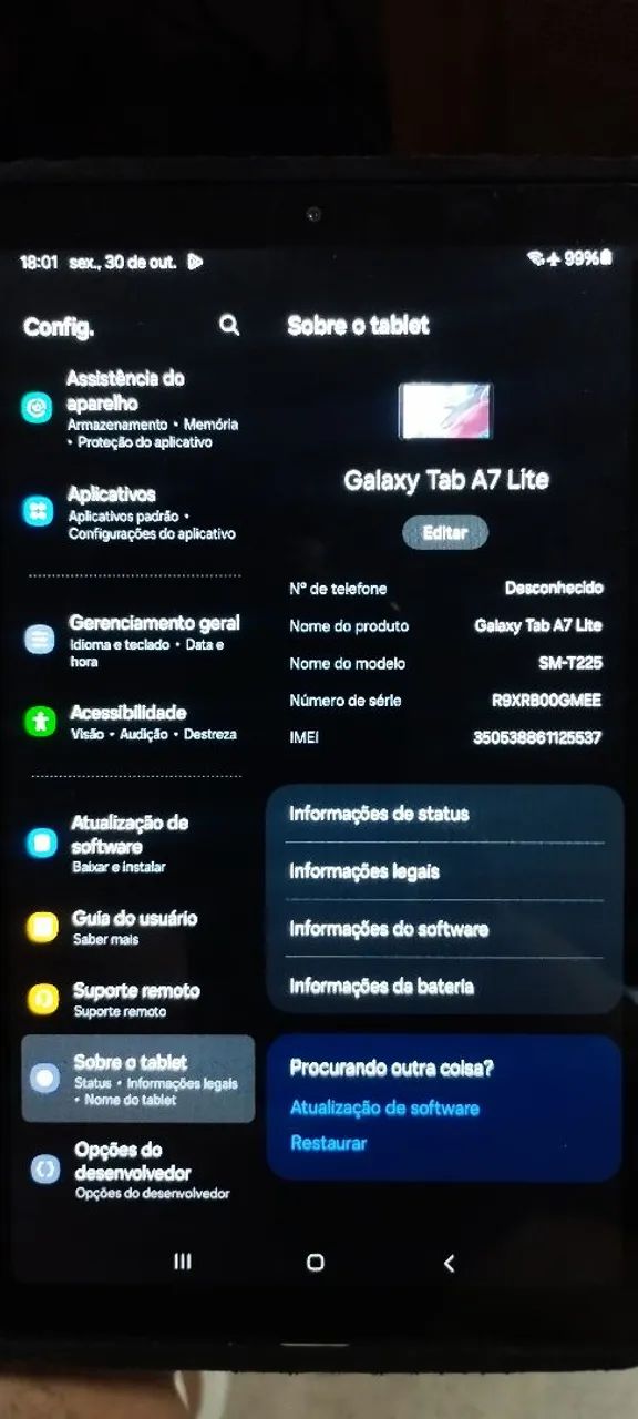Tablet Samsung Galaxy Tab A7 Lite  - Foto 5