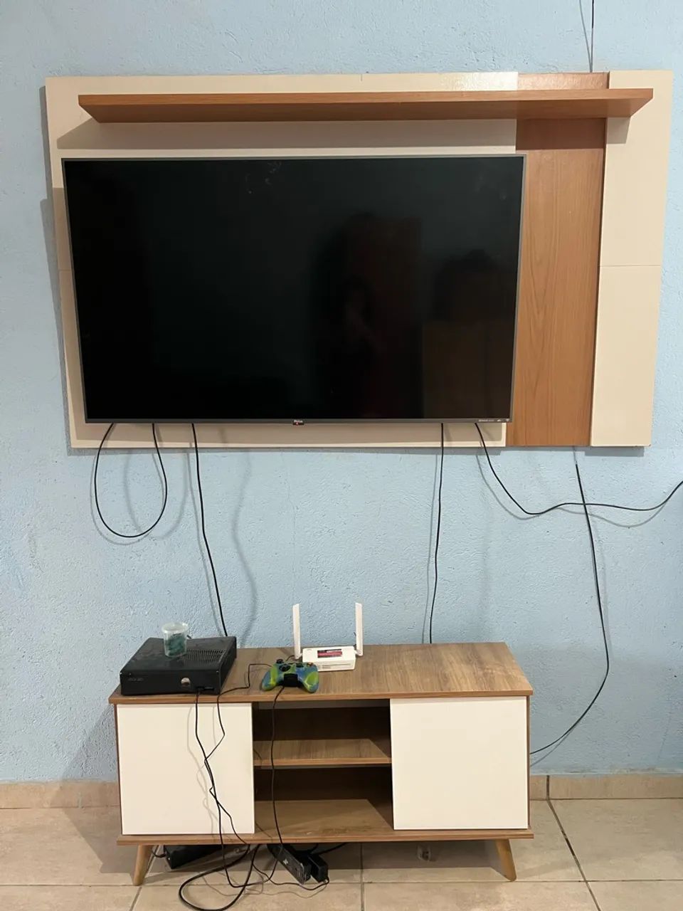 Vendo Rack e painel Barato