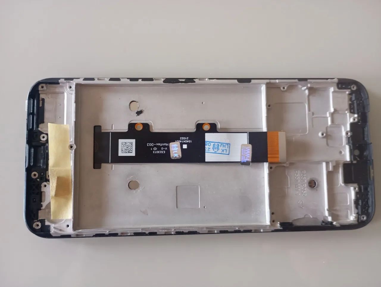 Display para moto g30 com aro + película 