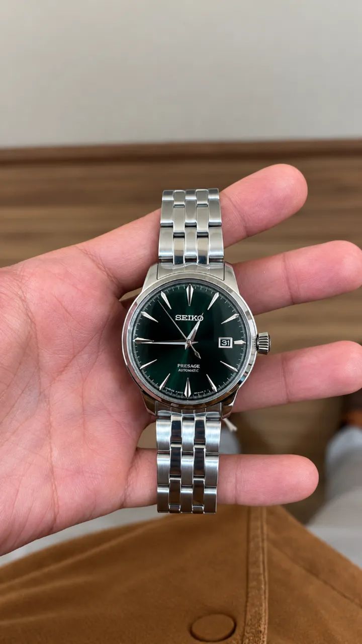  Seiko Presage Cocktail Series SRPE15J1 Automático Verde