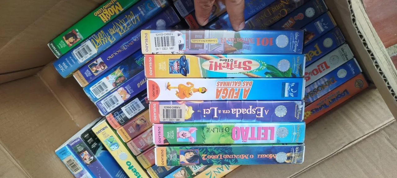 Fitas VHS, Desenhos, em bom estado - Foto 2