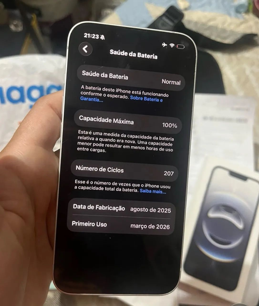 IPHONE 16e / 128 GB COM NOTA FISCAL 4.000 - Foto 2