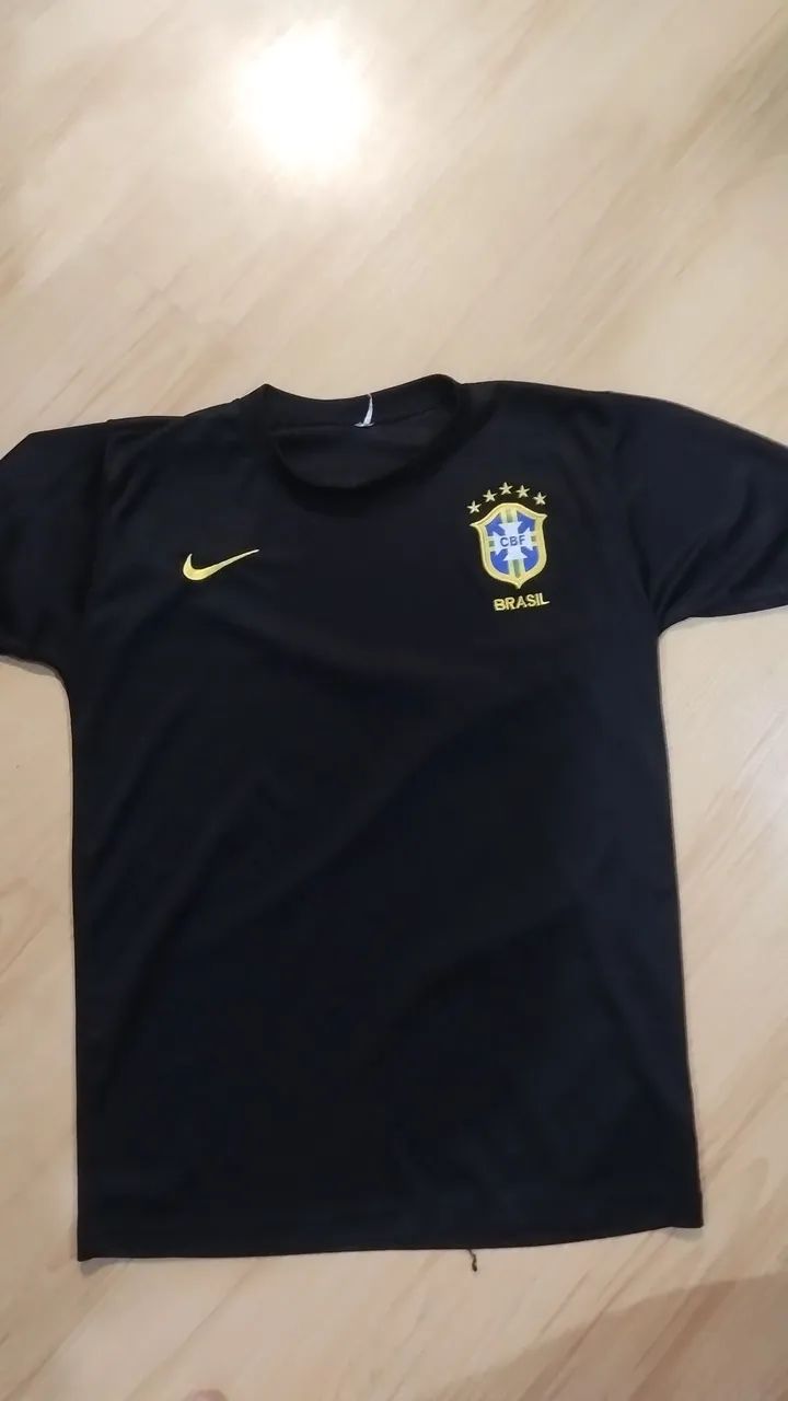 Camisa Brasil Nike Preta - Foto 3