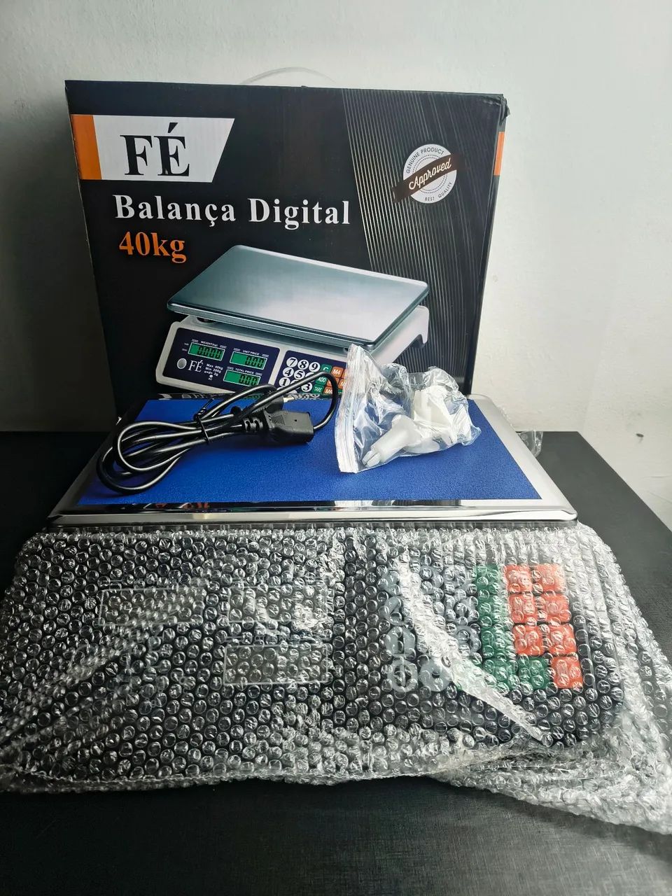 BALANÇA ELETRÔNICA DIGITAL 40k - FÉ -  - NOVA - PRONTA ENTREGA  - Foto 4