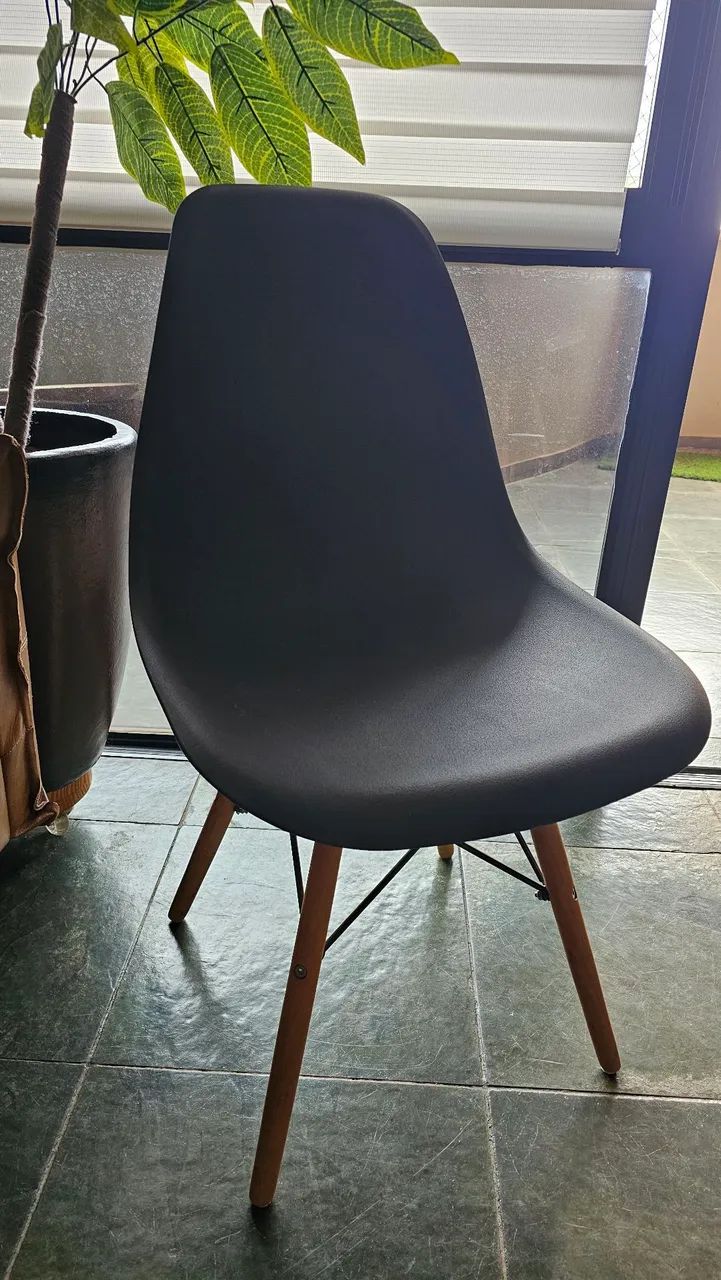 Kit 5 Cadeiras Eames pés palito - Foto 2