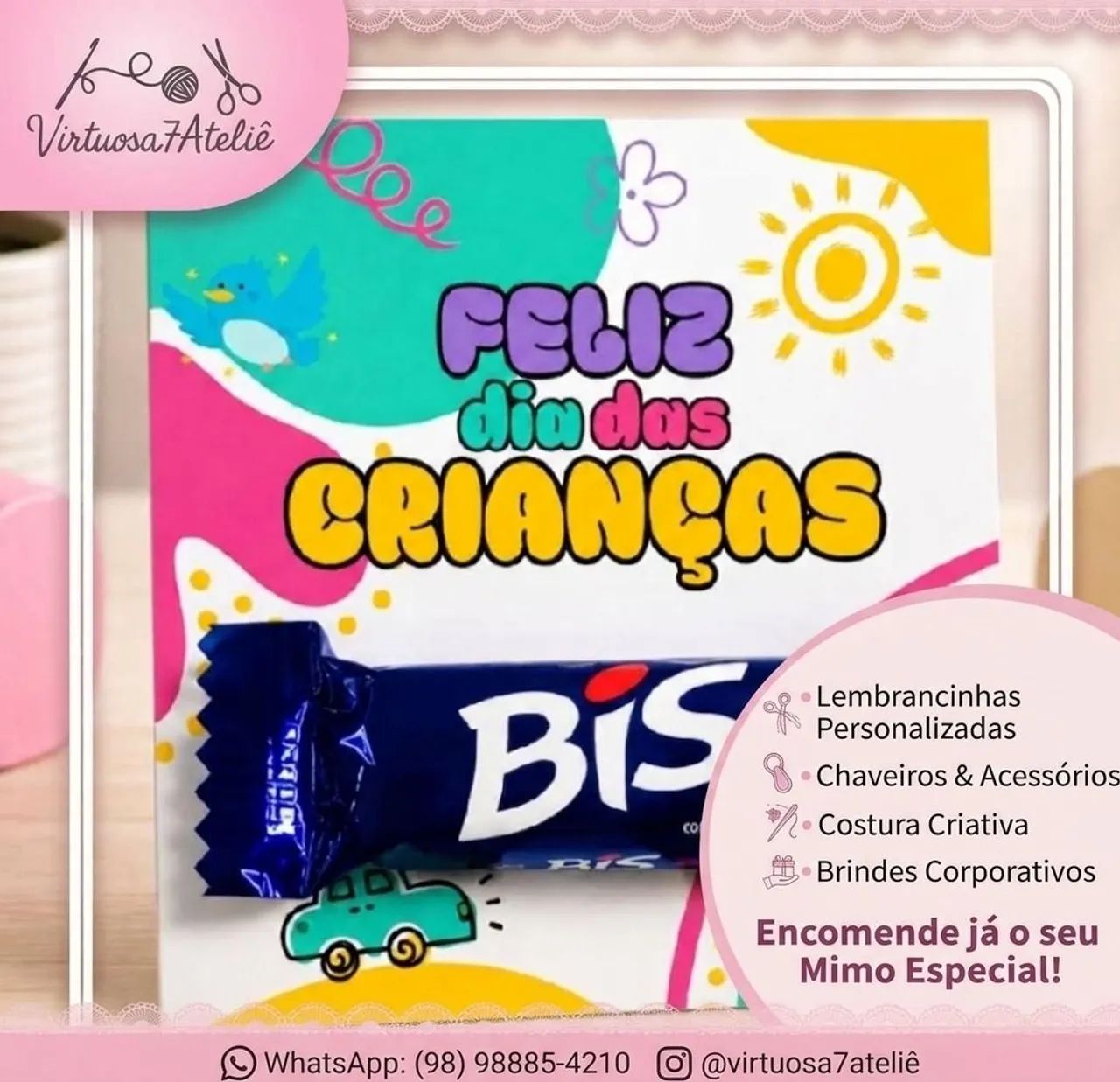 Lembrancinha dia das crianças 