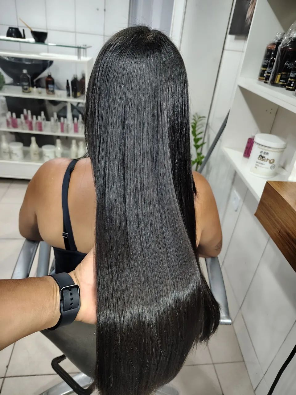 Máscara térmica capilar  Anib cosméticos alisamento.  - Foto 3