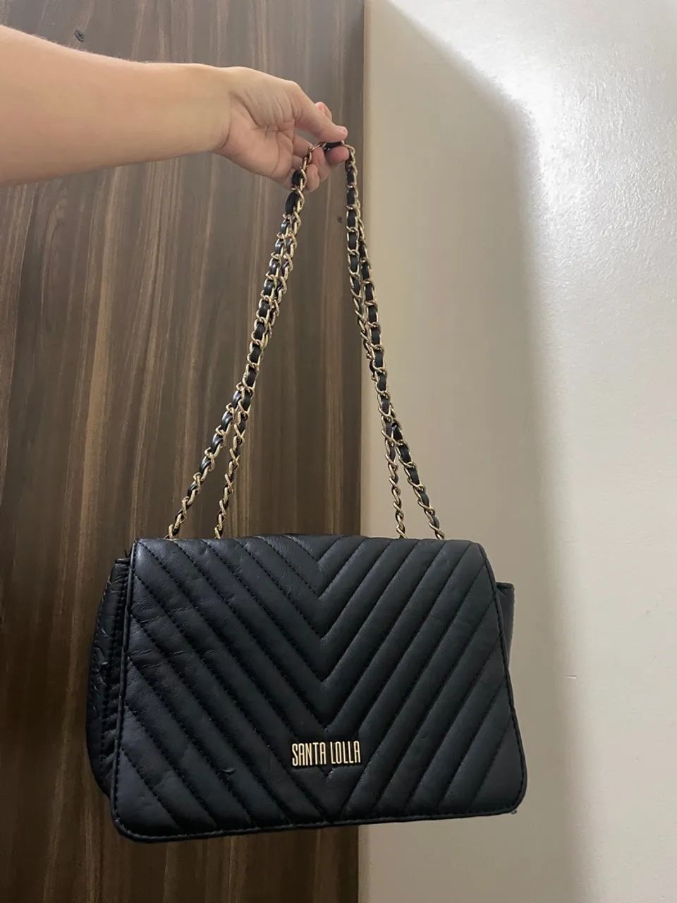 Bolsa Santa Lolla preta original  - Foto 4
