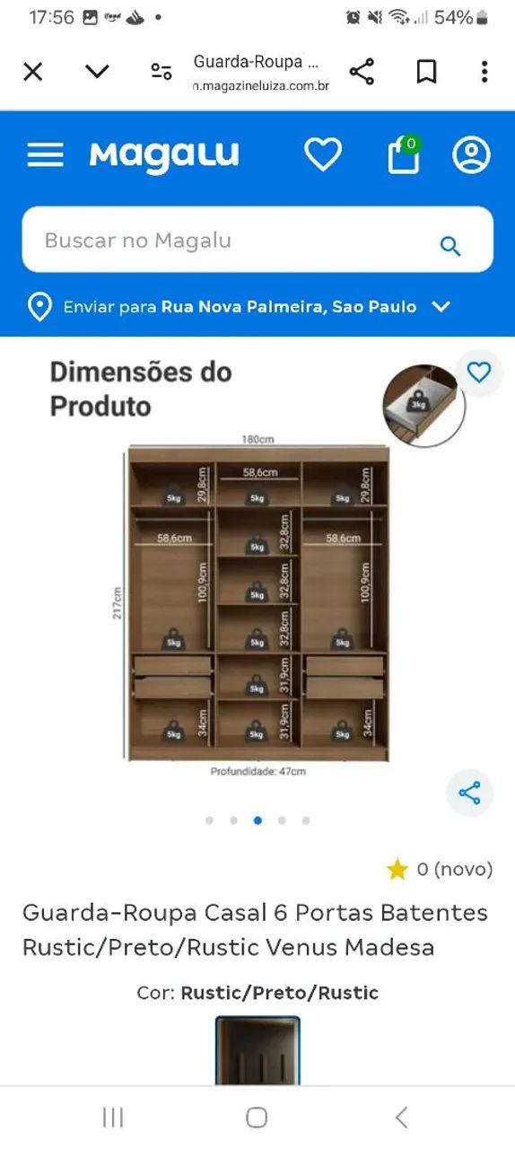Guarda roupa casal - Foto 3