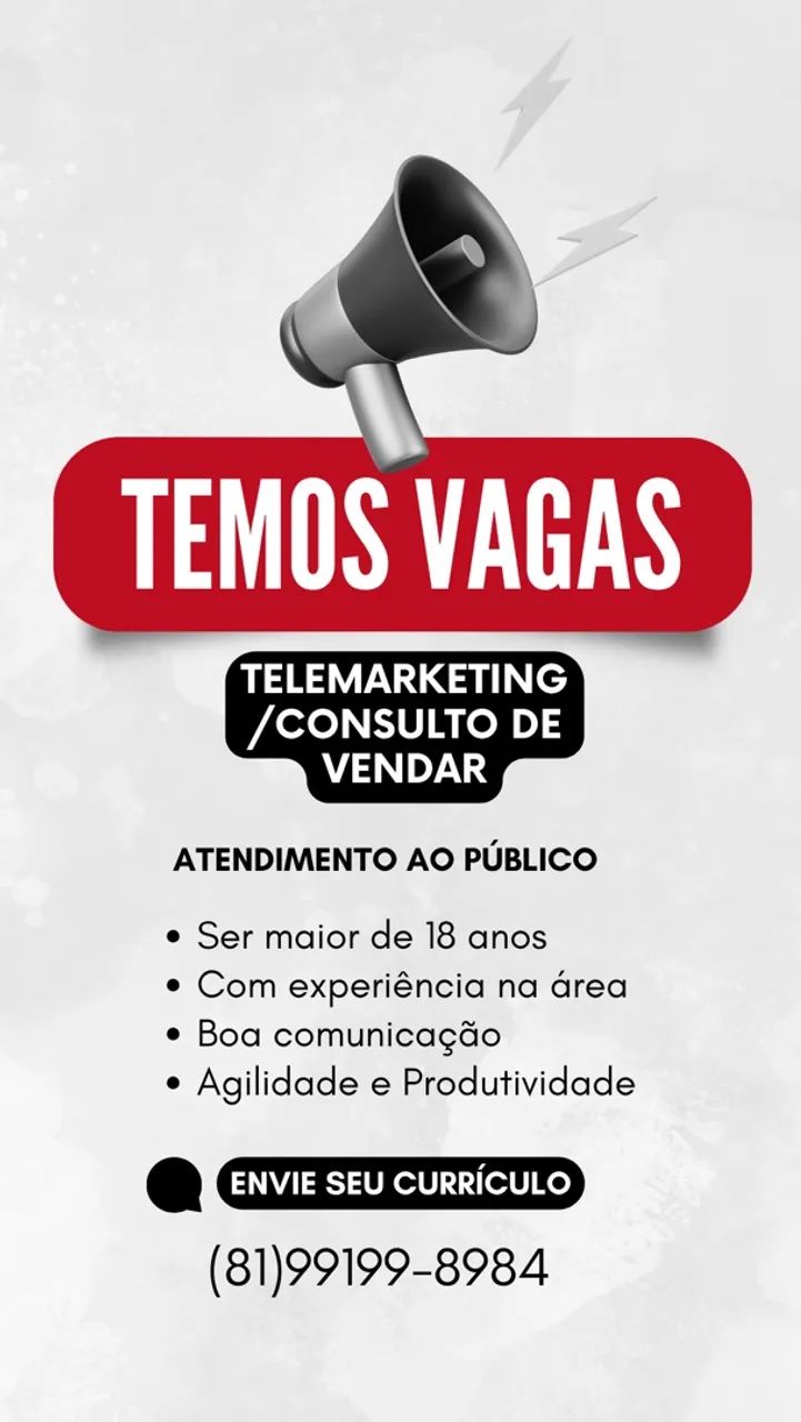 Vaga de Emprego 