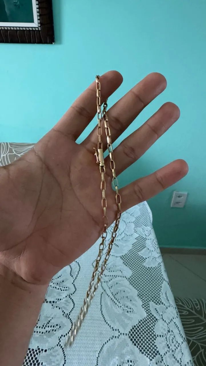 Cordão de ouro Cartier 18k - Foto 3
