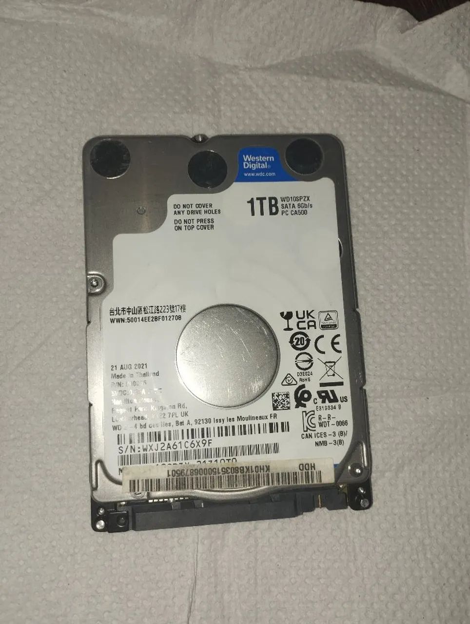 HD externo 1 Tera