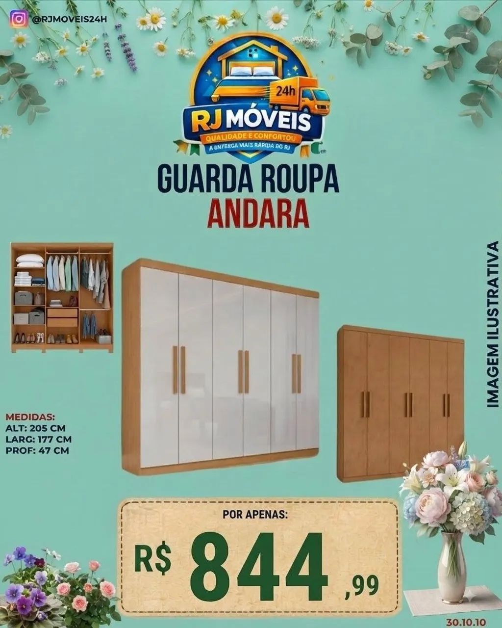 Guarda roupa casal PROMOÇÃO 
