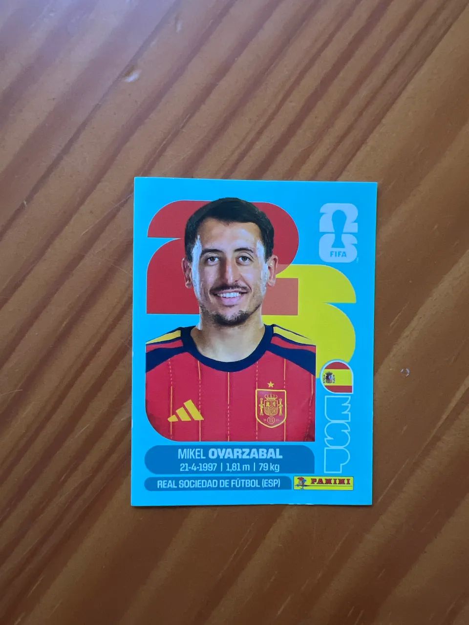 Figurinha da copa do mundo 2026 - ESP 20