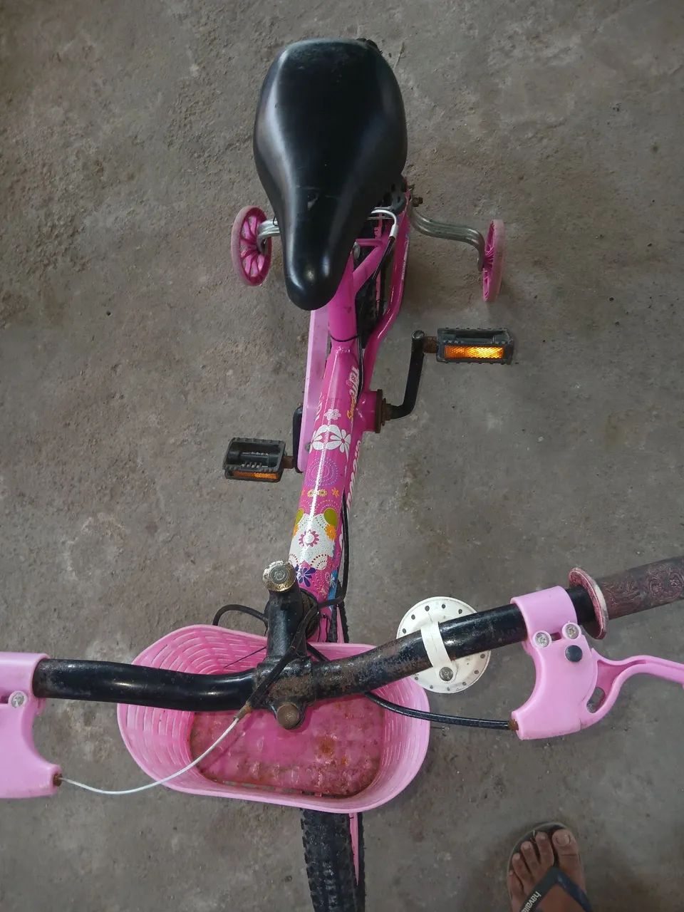 Bicicleta infantil rosa - Foto 4