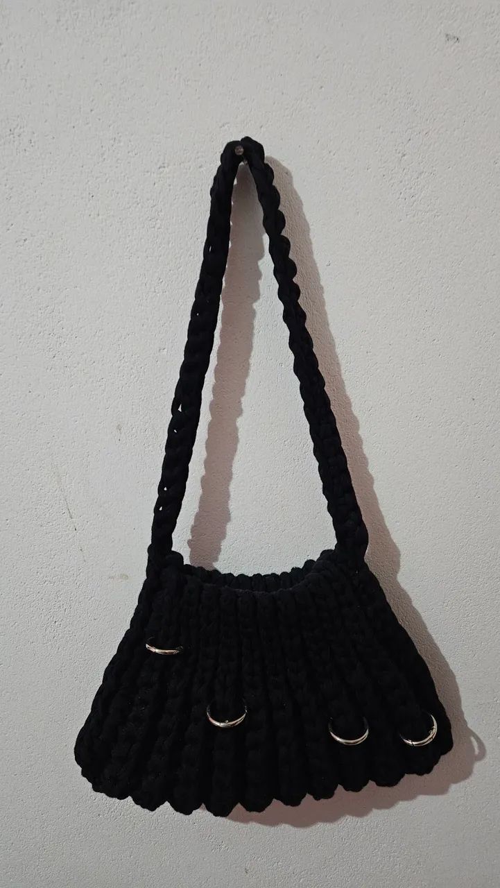 2 bolsas de crochê  - Foto 4