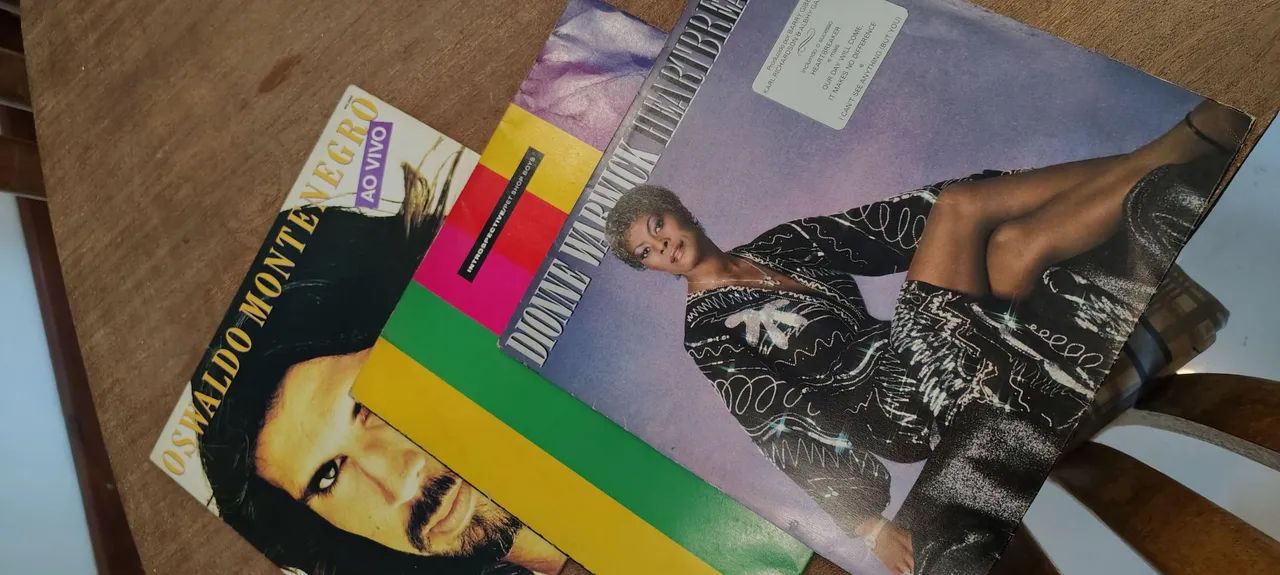 Discos de vinil antigos 
