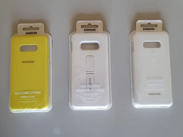 Kit com 3 capas Originais Samsung para Galaxy S10e