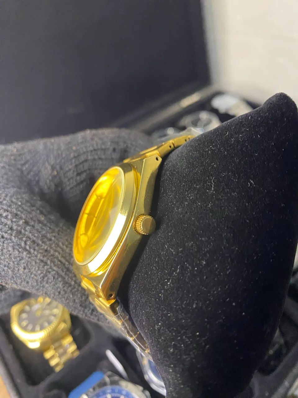 Relógio Masculino Dourado  - Foto 2