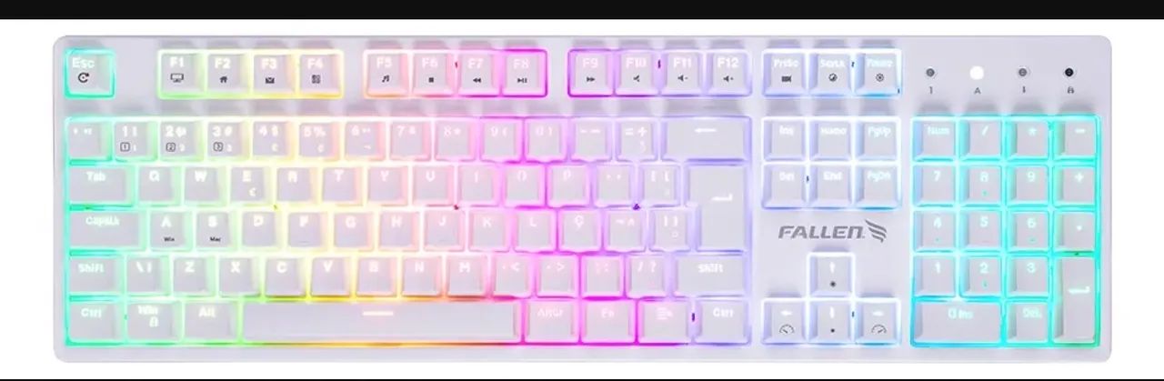 TECLADO GAMER MECÂNICO FALLEN PANTERA - Foto 2