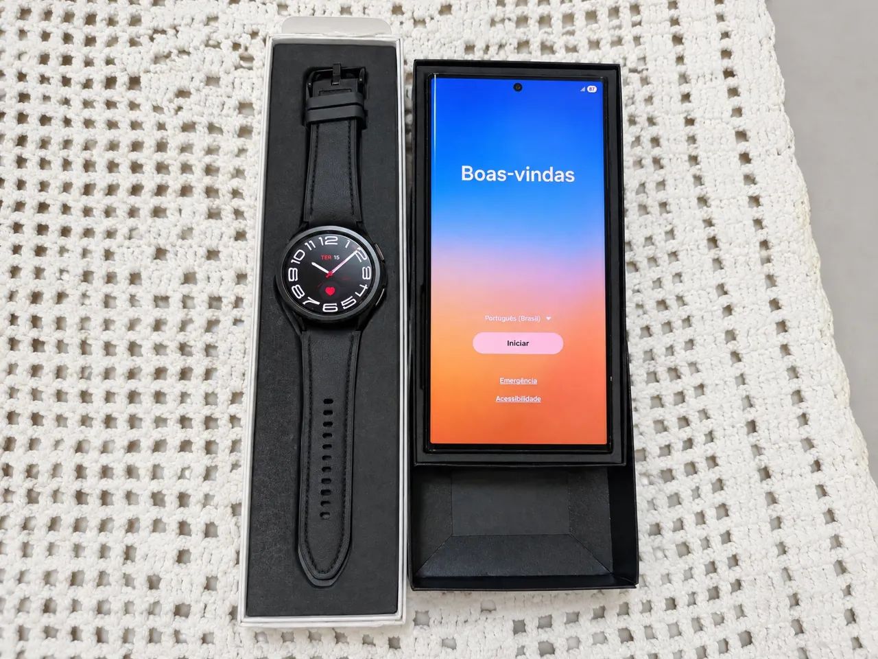 S22 Ultra 256Gb + Galaxy Watch 6 Classic