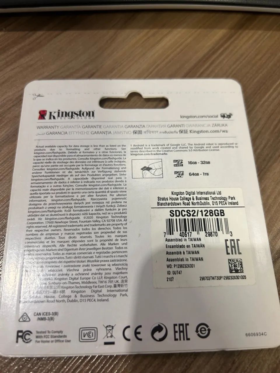 MICRO SD 128GB - KINGSTON  - Foto 2