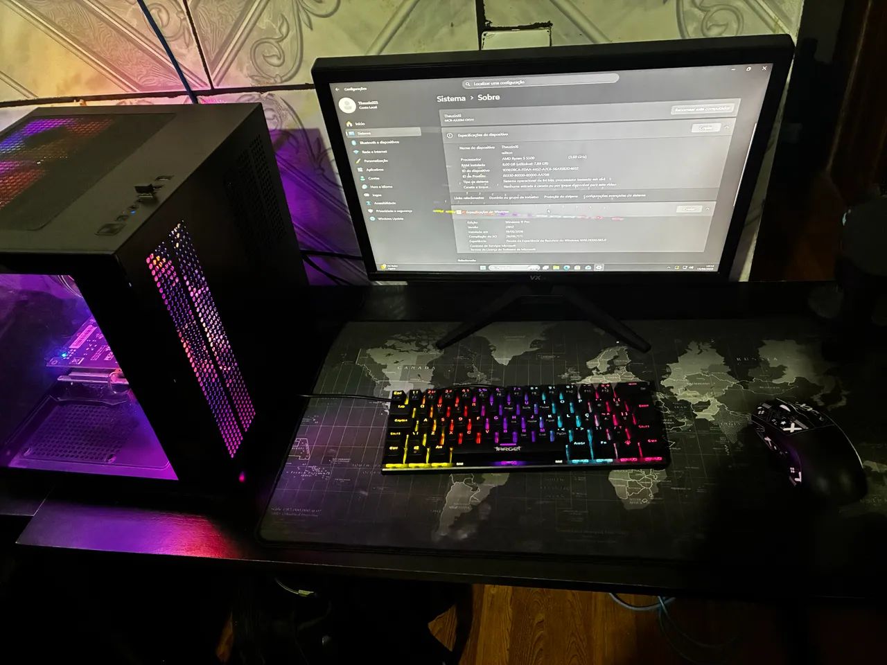 Pc gamer Ryzen 5 5500 Rx580 8gb - Foto 2