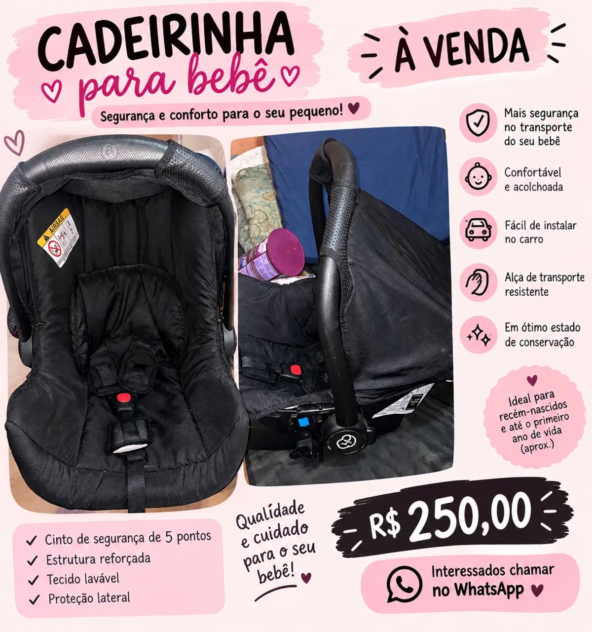 Bebê conforto galzerano 