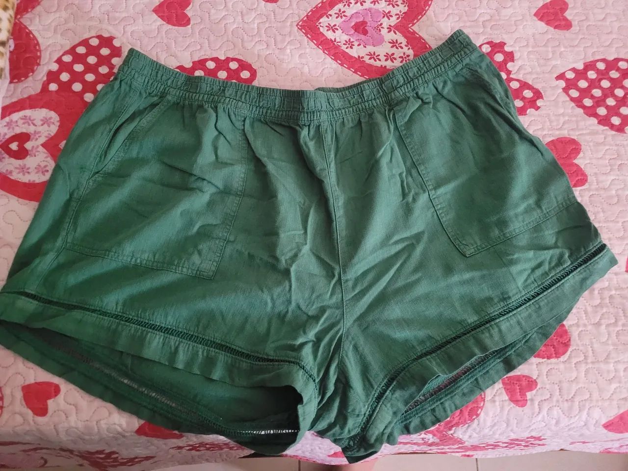 Short em sarja leve com liocel Ashua - Foto 3
