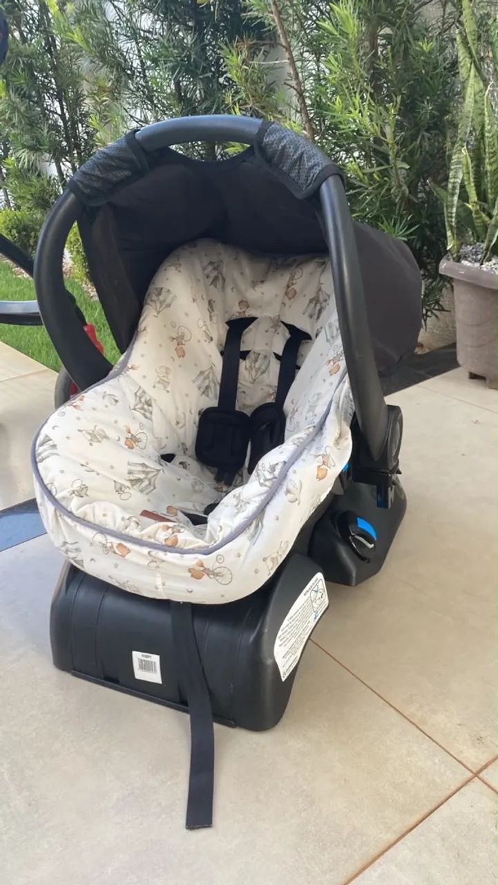 Carrinho de bebê + bebê conforto + base para carros  - Foto 4