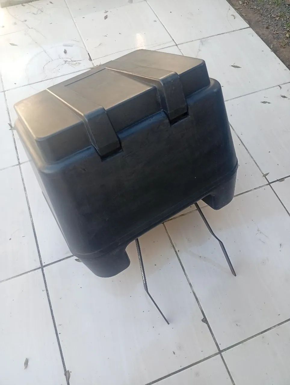 Baú de moto 80 litros com suporte  - Foto 3