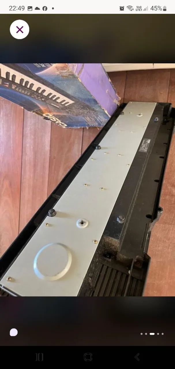 Teclado  cassio CA 110 precisa de  manutenção  - Foto 3