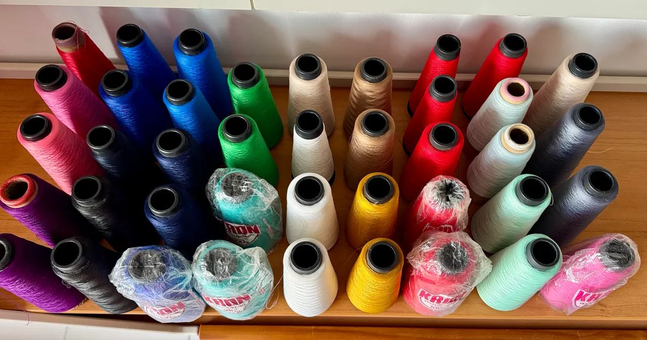 Fio para Overloque Kron várias cores - Foto 4