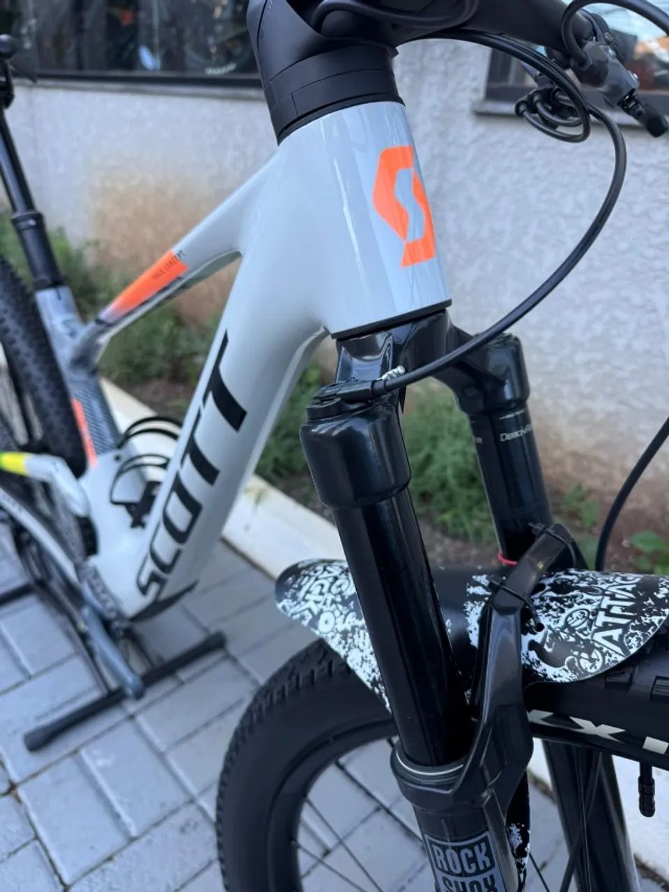 Bicicleta Scott Spark RC Team Issue Cinza - Foto 3