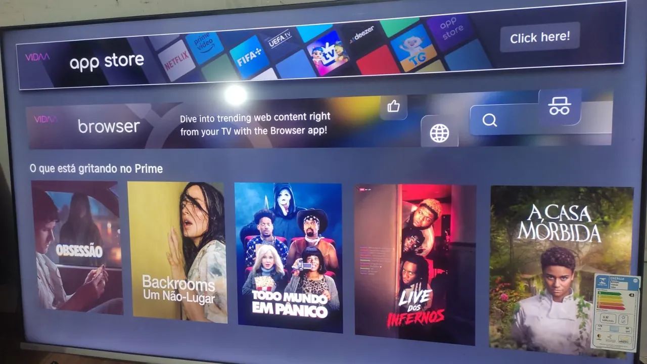 Smart TV Toshiba 50 polegadas 4K borda infinita comando de voz com Alexa - Foto 2