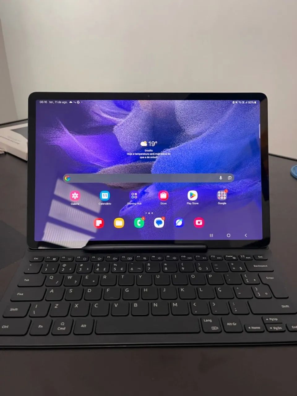 Tablet SAMSUNG TAB S7 FE  + TECLADO BATDOW COM CAIXA - Foto 2