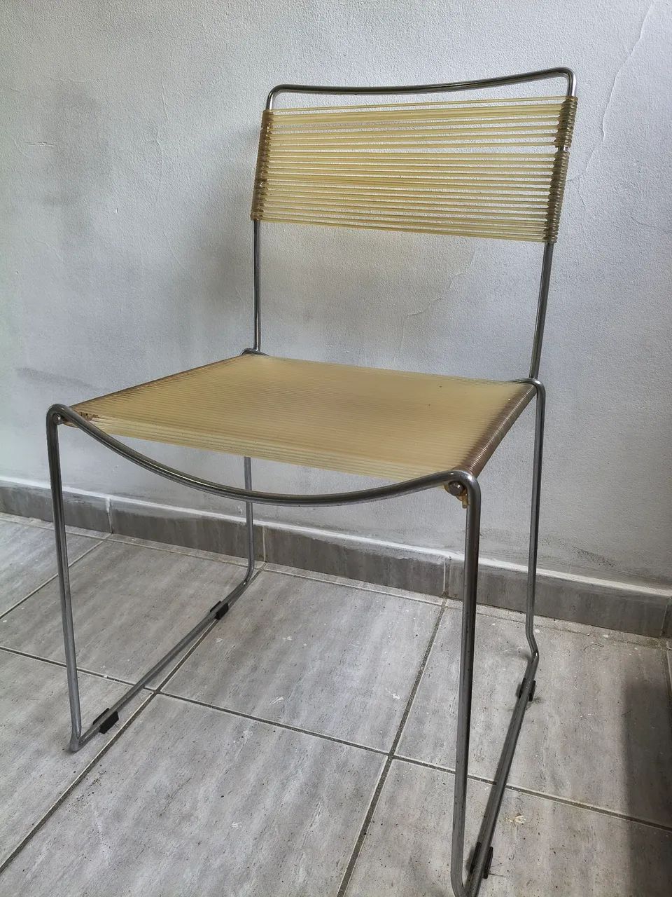 Cadeiras inox e espaguete modernas - Foto 4