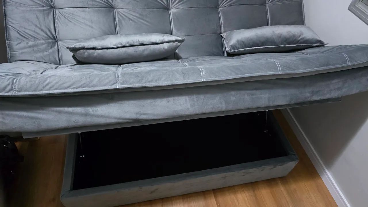 Sofa Cama Casal com Baú!!! - Foto 5