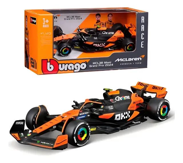 Miniatura F1 McLaren MCL39 2025 - Lando Norris (#4) - Hobbies e