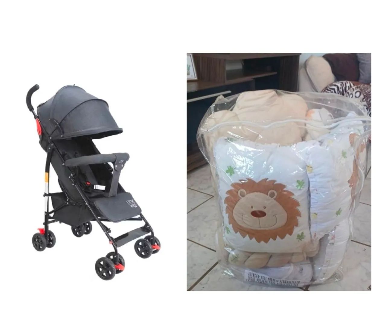 CARRINHO DE BEBÊ E KIT BERÇO 