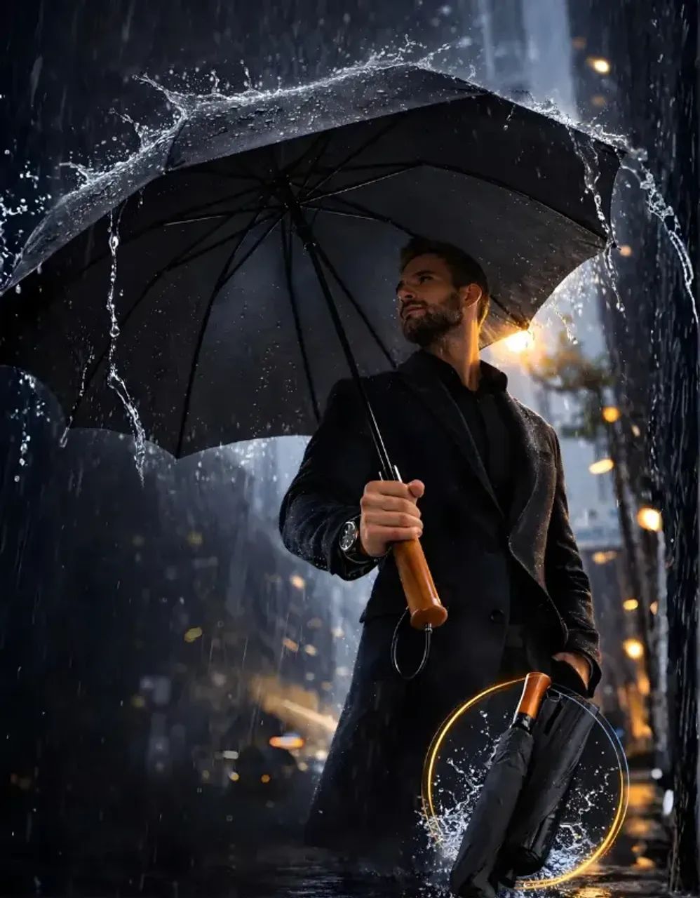 Guarda Chuva Sombrinha Automático Grande Reforçado Premium - Foto 3