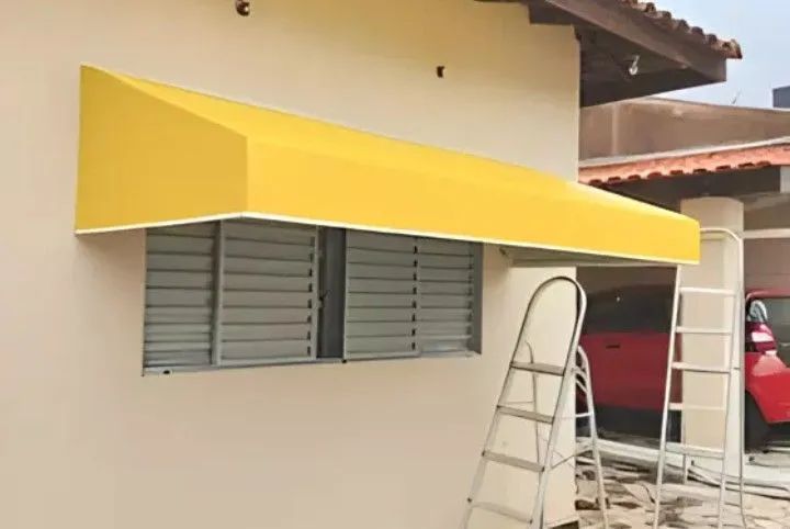 Toldo fixo em lona