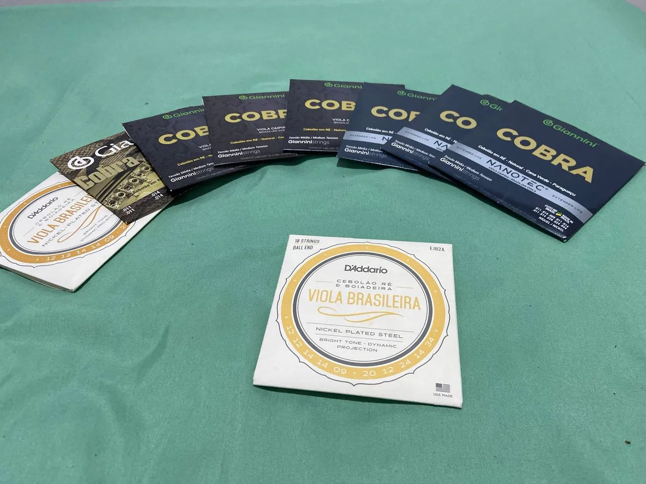 Encordoamentos para Viola Caipira (cebolão Ré)64962157878017123