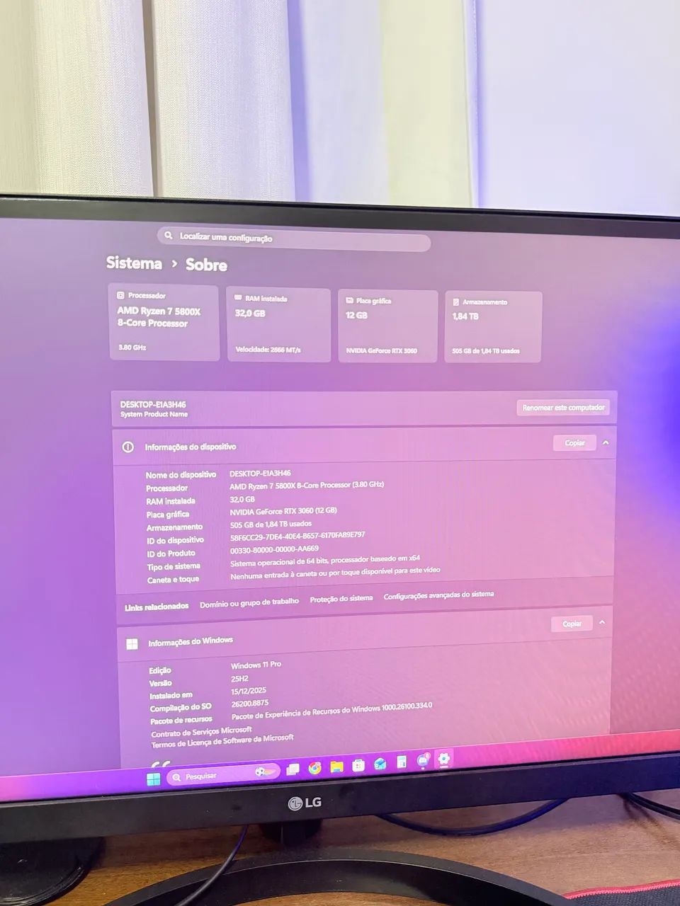 SETUP GAMER COMPLETO COM RTX 3060 - Foto 2